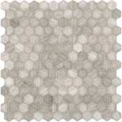Ackland 12" x 12" Marble Geometric Mosaic Tile - Tumbled Visual - Sold by Carton (9.8 SF/Carton) Tivoli Sand