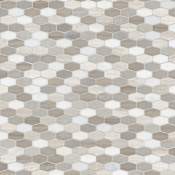 Ackland 12" x 12" Marble Geometric Mosaic Tile - Honed Visual - Sold by Carton (9.7 SF/Carton) Veneto Mix