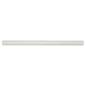 Ackland 12" x 1" Polished Marble Thin-Set Tile Pencil Rail - Sold by Carton (20 LF/Carton) Calabria Frost