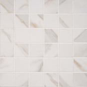 Ackland Astoria - 12" x 12" Porcelain Square Mosaic Tile - Glossy Visual, Stone Look - Sold by Carton (7.76 SF/Carton) Vena