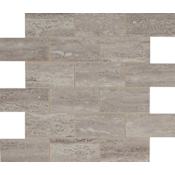 Ackland Linden - 12" x 12" Porcelain Brick Mosaic Tile - Glossy Visual - Sold by Carton (10 SF/Carton) Caballo