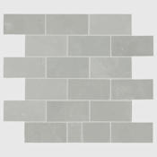 Ackland Sonoma - 12" x 12" Porcelain Linear Floor and Wall Mosaic Tile - Polished Visual, Stone Look - Sold by Carton (8 SF/Carton) Gravelle