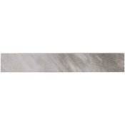 Ackland Ardena 24" x 4" Matte Porcelain Grout or Thin-Set Tile Bullnose - Sold by Carton (20 LF/Carton) Mist Nero
