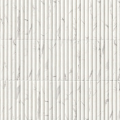 Ackland 5" x 10" Porcelain Linear Wall Tile - Satin Visual - Sold by Pallet (730.78 SF/Pallet) Cadella Argento