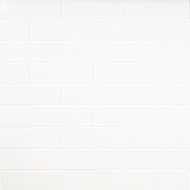 Ackland Illume - 4" x 12" Ceramic Wall Tile - Glossy Visual - Sold by Carton (13.32 SF/Carton) Cloud White
