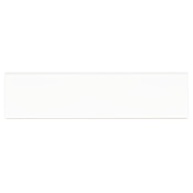 Ackland Illume 16" x 4" Glossy Ceramic Grout or Thin-Set Tile Bullnose - Sold by Carton (33.71 LF/Carton) Cloud White