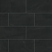 Ackland Palazza - 12" x 24" Porcelain Solid Floor and Wall Tile - Matte Visual, Stone Look - Sold by Carton (13.56 SF/Carton) Auralis Black