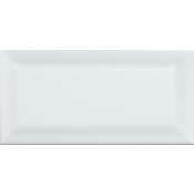 Ackland Segment - 3" x 6" Ceramic Solid Wall Tile - Polished Visual - Sold by Carton (0.97 SF/Carton) Blanc