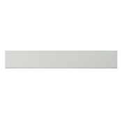 Ackland Segment 24" x 4" Matte Porcelain Thin-Set Tile Bullnose - Sold by Carton (20 LF/Carton) Blanc