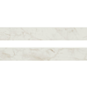 Ackland Zola 24" x 3" Polished Porcelain Thin-Set Tile Bullnose - Sold by Carton (20 LF/Carton) Arctic Pearl