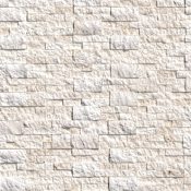 Ackland 6" x 24" Limestone Hardscape Wall Tile - Splitface Limestone Visual - Sold by Pallet (180 SF/Pallet) Montara Ivoria