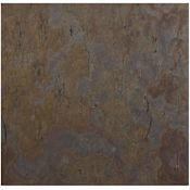 Ackland 12" x 12" Stone Solid Floor and Wall Tile - Honed and Textured Visual - Sold by Pallet (480 SF/Pallet) Autumn Fusion