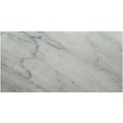 Ackland 12" x 24" Marble Solid Floor and Wall Tile - Honed Visual - Sold by Carton (10 SF/Carton) Carrara White