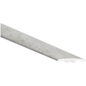 Ackland Ackland Vinyl Trims 94" x 2" Vinyl Glue Down or Nail Down Vinyl Flooring T-Molding - Sold by Piece (7.83 LF/Piece) Atlas Gray