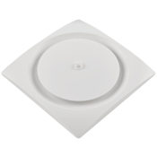 Aero Pure Designer Series 30 - 140 CFM 0.6 Sone Ceiling Mounted Energy Star Certified Bath Fan with Adjustable Speed, Humidity Sensor, and Motion Sensor White