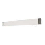 AFX Algiers 49" Wide LED Bath Bar Satin Nickel