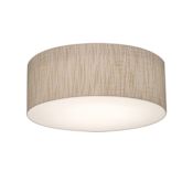 AFX Anton 2 Light 13" Wide Flush Mount Drum Ceiling Fixture Jute