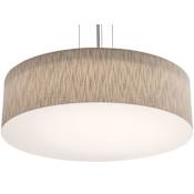 AFX Anton 30" Wide LED Pendant Satin Nickel / Jute / White