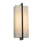 AFX Apex Single Light 14" Tall Integrated LED Bathroom Sconce Espresso / Jute