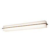 AFX Apex 27" Wide LED Bath Bar with Jute Shade Espresso