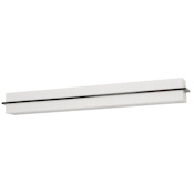 AFX Apex 27" Wide LED Bath Bar with Linen Shade Espresso