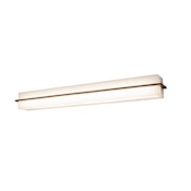 AFX Apex Single Light 51" Wide Integrated LED Bath Bar Espresso / Jute