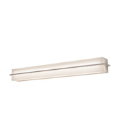 AFX Apex Single Light 51" Wide Integrated LED Bath Bar Weather Grey / White