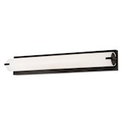 AFX Axel 25" Wide LED Bath Bar Black