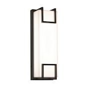 AFX Beaumont Single Light 15" Tall LED Outdoor Wall Sconce Textured Bronze