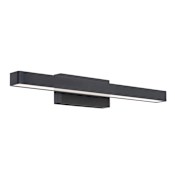 AFX Brock 2 Light 18" Wide LED Bath Bar Black / White