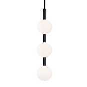 AFX Baroque 6" Wide Multi Light Pendant Black