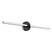 AFX Chicago 2 Light 32" Wide LED Bath Bar Black