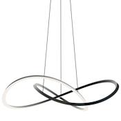 AFX Celeste 32" Wide Suspension Pendant Black