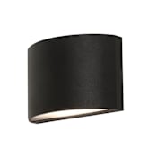 AFX Colton Single Light 4" Tall LED Outdoor Wall Sconce Black