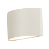 AFX Colton Single Light 4" Tall LED Outdoor Wall Sconce White