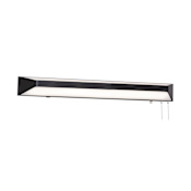 AFX Cory 36" Wide LED Overbed Light Black / White