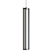 AFX Cass 24" Tall LED Mini Pendant Black