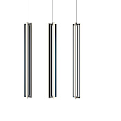 AFX Cass 36" Wide LED Linear Pendant - 12000 lm, 3000K, 90 CRI, 108W Black