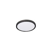 AFX Edge Round 6" Wide LED Flush Mount Ceiling Fixture Black