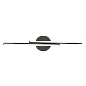 AFX Ella 2 Light 24" Wide LED Bath Bar Black