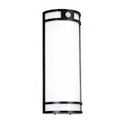 AFX Elston 18" Tall LED Outdoor Wall Sconce with Photocell Black