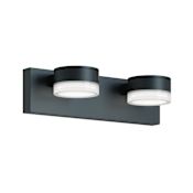 AFX Emma 2 Light 16" Wide Vanity Light Black