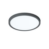 AFX Eon 14" Wide LED Flush Mount Ceiling Fixture Black