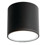AFX Everly 5" Tall LED Flush Mount Outdoor Ceiling Fixture Black