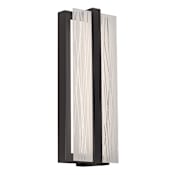 AFX Gallery 14" Tall LED Wall Sconce Black