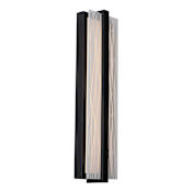 AFX Gallery 20" Tall LED Wall Sconce Black