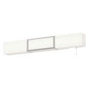 AFX Holly 2 Light 5" Tall LED Wall Sconce with Acrylic Diffuser Satin Nickel