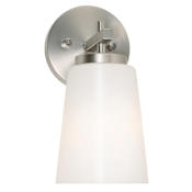 AFX Joanna 11" Tall Wall Sconce Satin Nickel