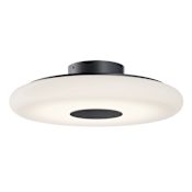 AFX June 18" Wide LED Flush Mount Ceiling Fixture Black