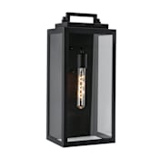 AFX Kansas 19" Tall Outdoor Wall Sconce Black